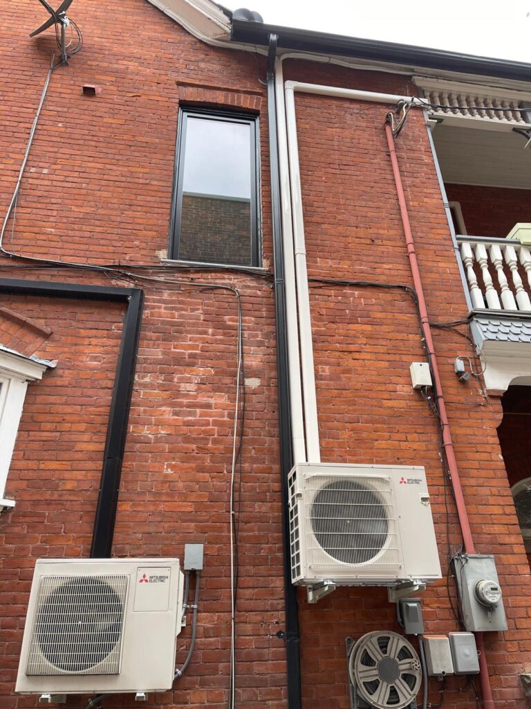 Ductless heat pump installation — project 6