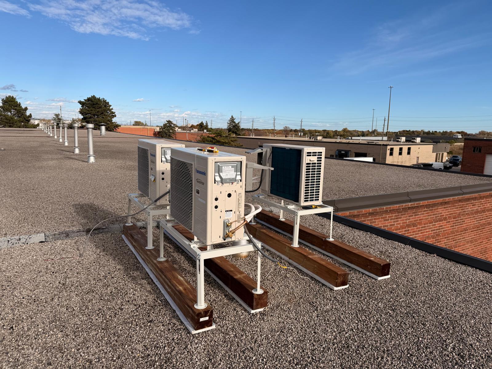 Ductless heat pump installation — project 24